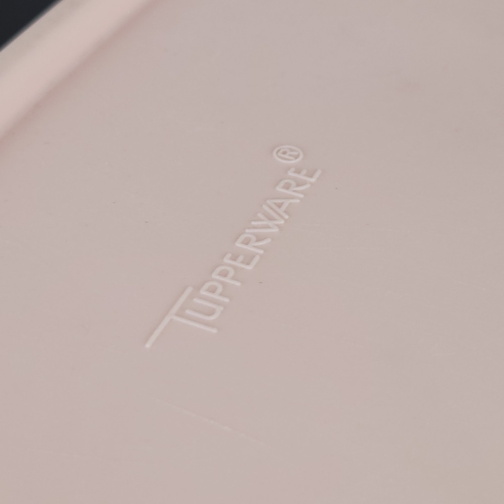 VTG Tupperware Modular Mates Container Rectangle 18C 2 Pink Lid Replacement - Picture 4 of 6